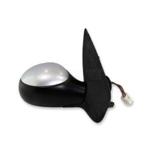 Peugeot 206 & SW 2002-2004 Right Side Electric Door Mirror 96432622XX Met Silver