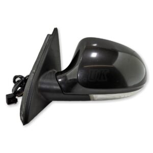 VW Passat B6 3C2 3C5 (05-11) Left Side Electric Heated Door Mirror Grey-Brownish