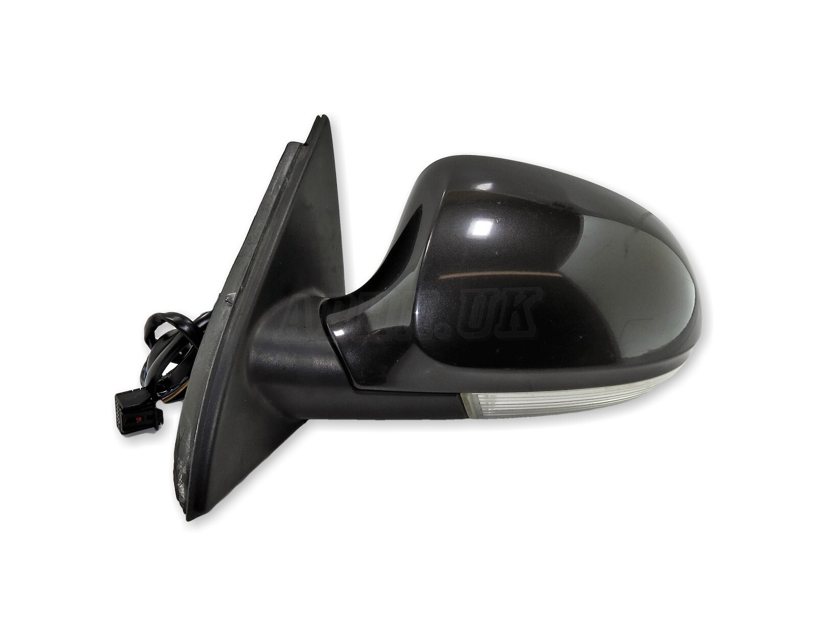 VW Passat B6 3C2 3C5 (05-11) Left Side Electric Heated Door Mirror Grey-Brownish