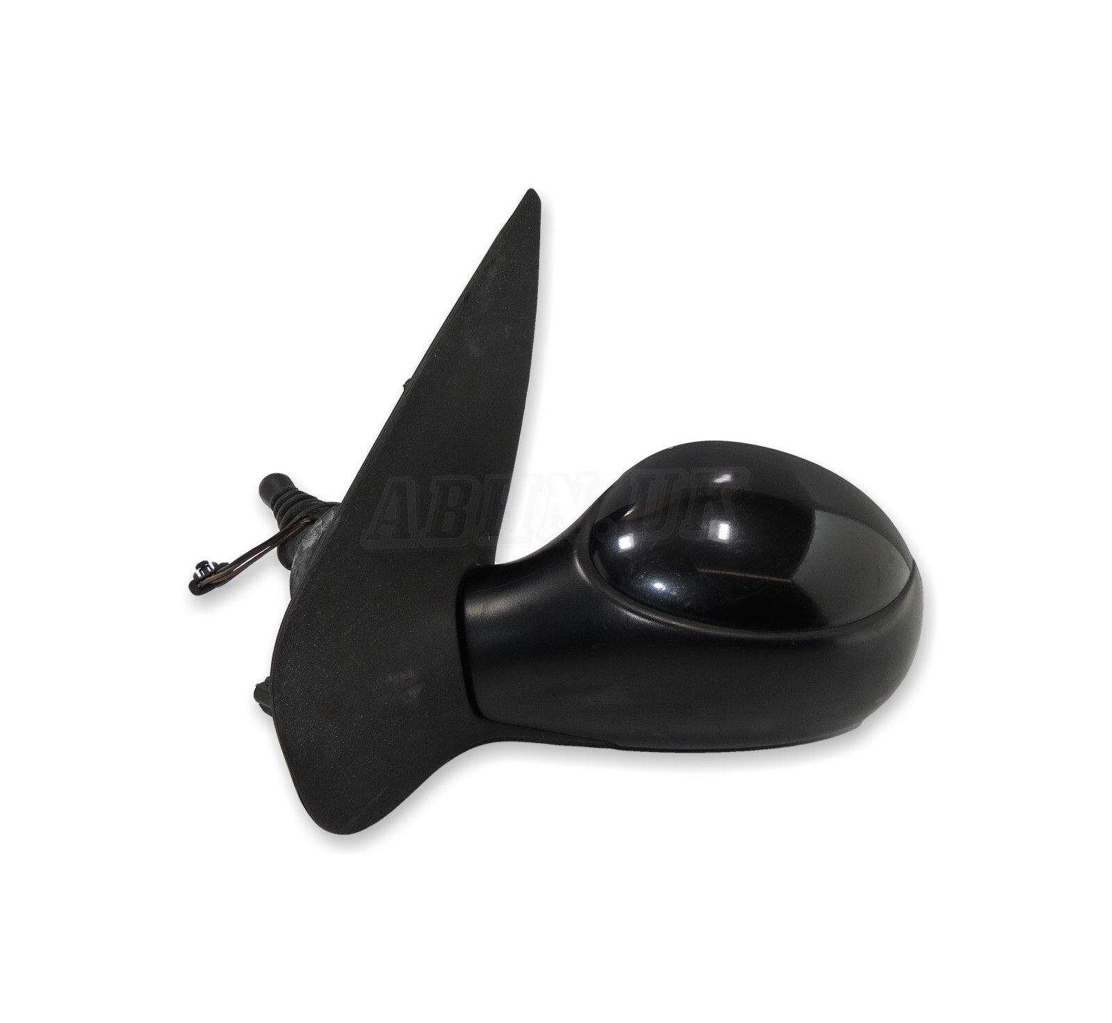 Peugeot 206 (02-09) Left Side Manual Door Mirror Black 96480979XT + Temp Sensor - Image 6