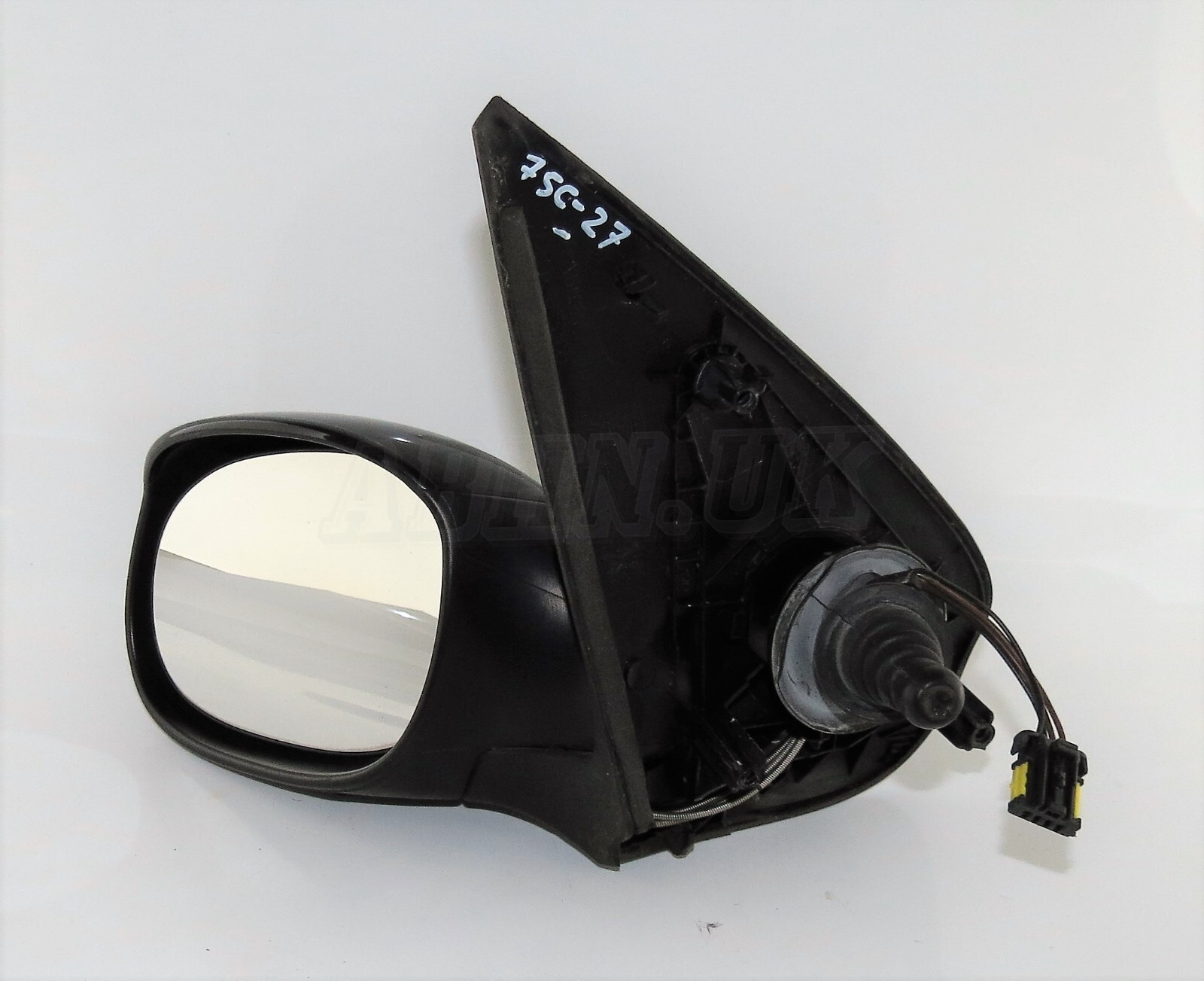 Peugeot 206 (02-09) Left Side Manual Door Mirror Black 96480979XT + Temp Sensor - Image 12