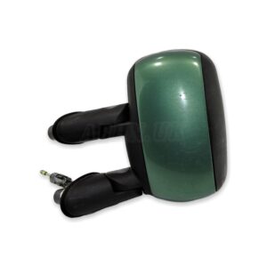 Fiat Doblo MK1 (2001-2010) Left Side Manual Adjustable Door Mirror Metallc Green