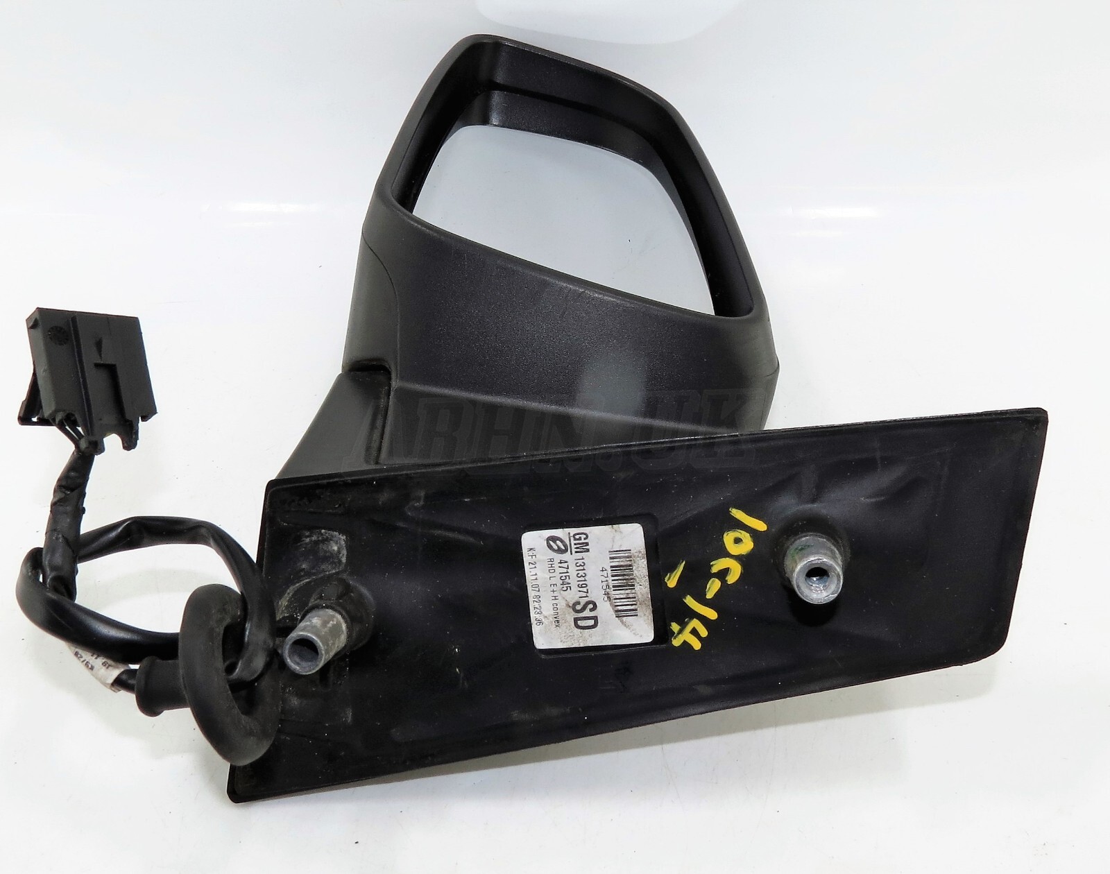 Vauxhall Zafira B /05-09 Left Side Electric Door Mirror 13131971 Moonland Silver - Image 6