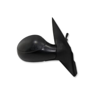 Citroen C2 MK1 JM (2003-2009) Right Side Manual Door Mirror Matt Black Grained