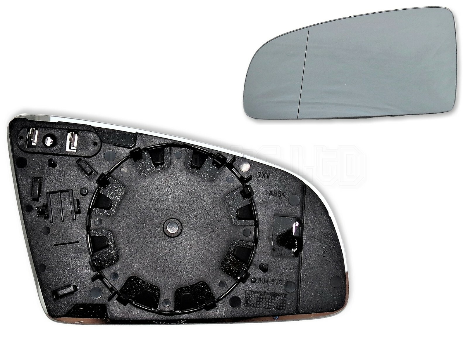 Audi A3 /03-08 A4 /01-08 A6 /05-08 Left Side Heated Door Mirror Glass Aspherical