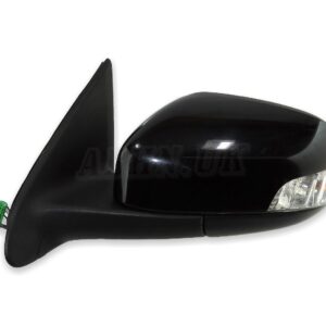 Volvo S60 MK1 (2007-2010) Left Side Electric Door Mirror Black 8-Wires/ No Glass