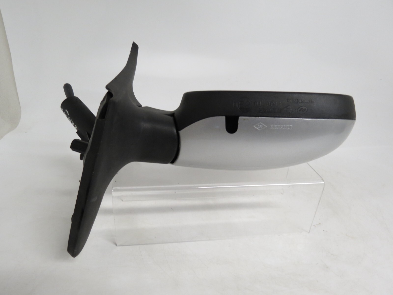 Renault Clio II MK2 (01-06) Right Side Manual Adjustable Door Mirror Met Silver - Image 4