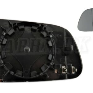 Audi A3 (01-03) A4 & A8 (00-02) A6 (98-05) Left Side Heated Door Mirror Glass