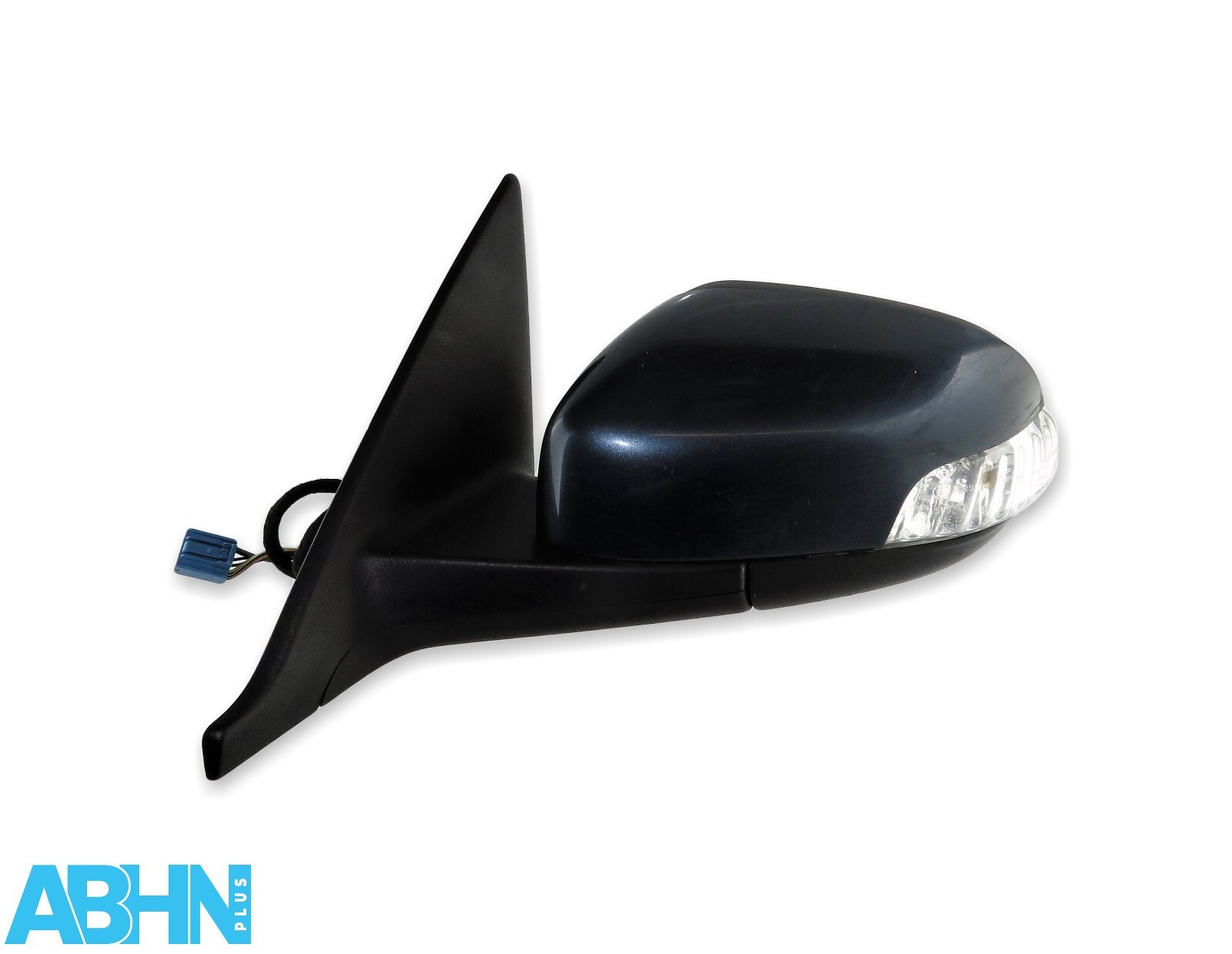 Volvo S40 V50 MK2 (07-09) Left Side Electric Heated Wing Mirror Met Blue 8-Wires