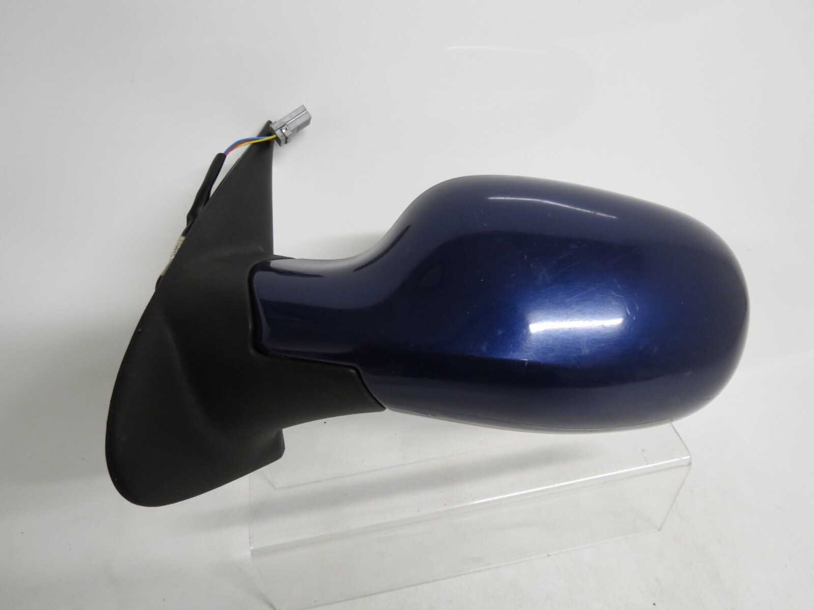 Nissan Micra K12 Mk3 (2002- 2008) Left Side Electric Door Mirror Metallic Blue - Image 4
