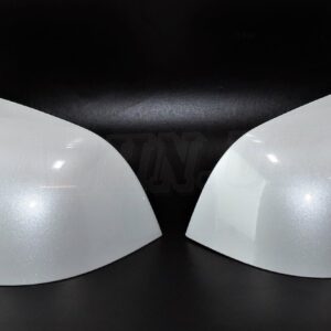 Fits Tesla Model 3 Electric (18-23) Pair of Door Wing Mirror Covers Pearl White
