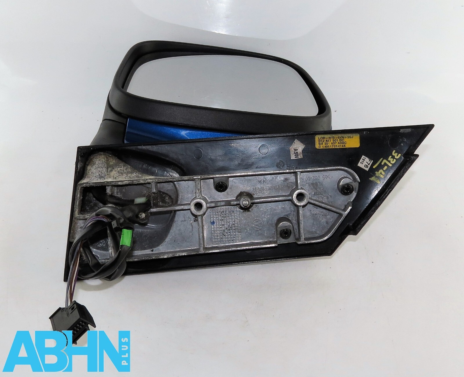 VW Caddy Mk3 2K RHD 04-15 Left Side Electric Heated Door Mirror Blue 2K2857501BC - Image 7