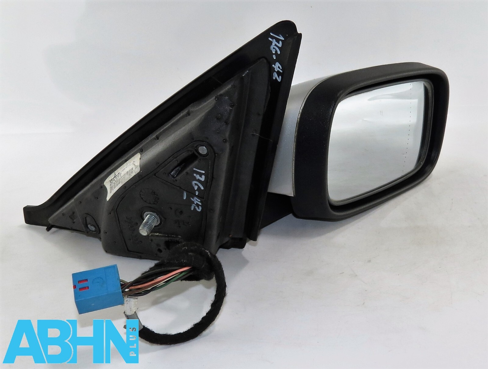 Volvo S40 V50 (04-07) Left Side Electric Heated Door Mirror Met Silver 8-Wires - Image 2