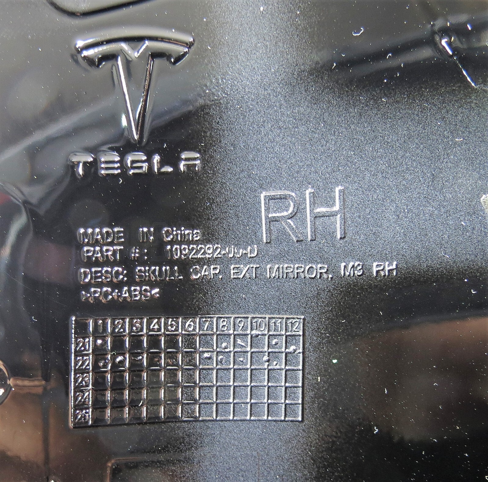 Fits Tesla Model 3 Electric /18-23 Pair of Door Wing Mirror Covers Gloss Black - Image 6