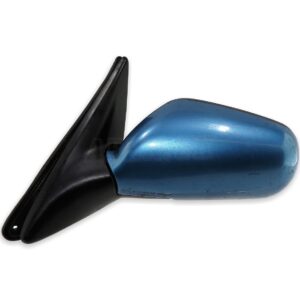 Nissan Primera P10 (1990 - 1996) Left Side Manual Wing Mirror Metallic Blue