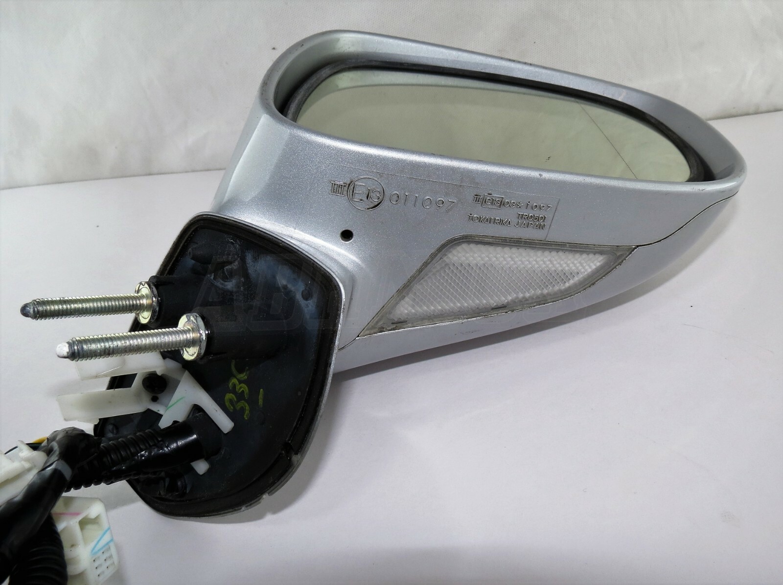 Lexus LS F4 /05-09 Right Side Power Folding Silver Door Mirror Dim+Memo 15 Wires - Image 9