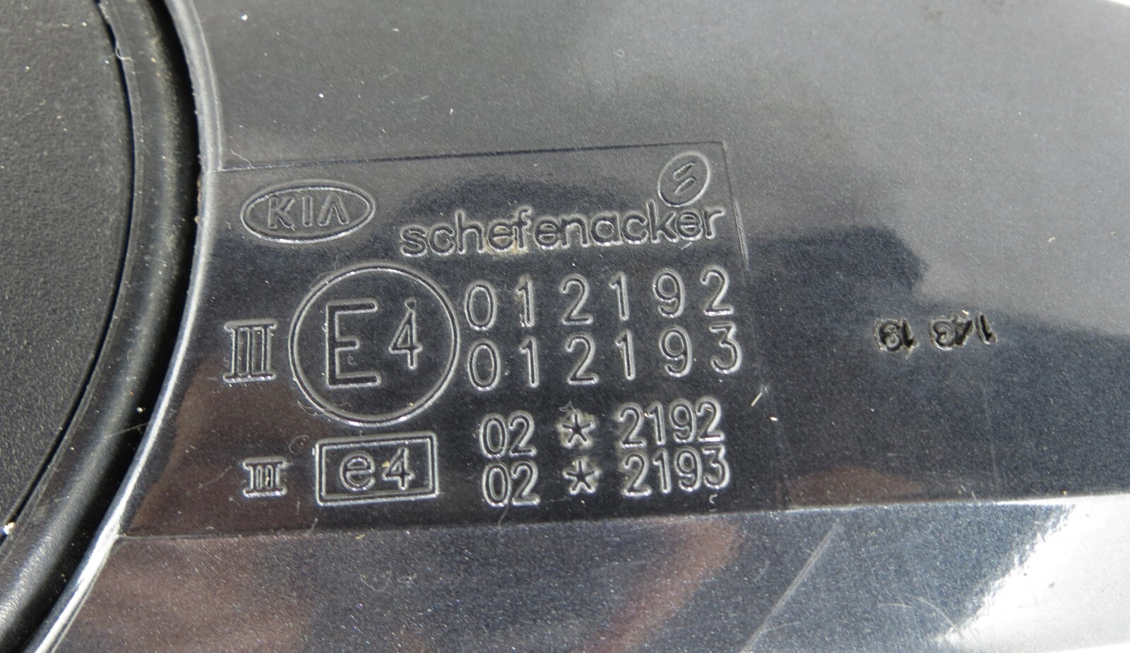 Kia Carens II MK2 (02 - 06) Left Side Electric+Heated Door Mirror Carbon Grey N7 - Image 8