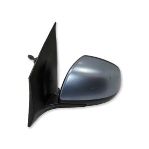 Suzuki Alto Nissan Pixo (2009 - 2014) Left Side Manual Door Mirror Met Grey-Blue