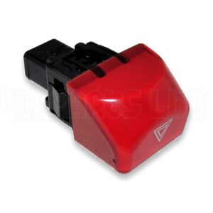 Nissan Micra K12 (03 - 10) Note E11 (06-13) Flasher Hazard Warning Switch in Red