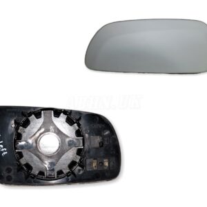 Golf MK4 Bora (98-04) Passat-B5 Left Side Heated Door Mirror Chrome Glass Convex