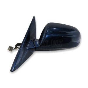 Honda Accord MK6 (98-03) Left Side Electric Heated Door Mirror 5-Wires Met Blue