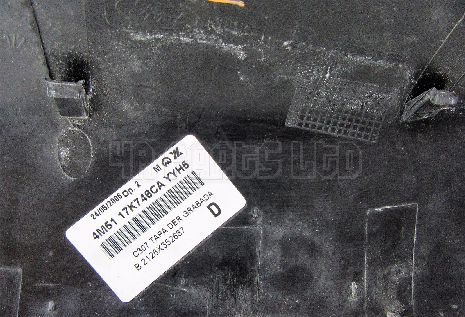 Ford Focus-II /05-07 Fiesta-V (06-08) Right Side Door Mirror Cover Grained YYH5 - Image 4