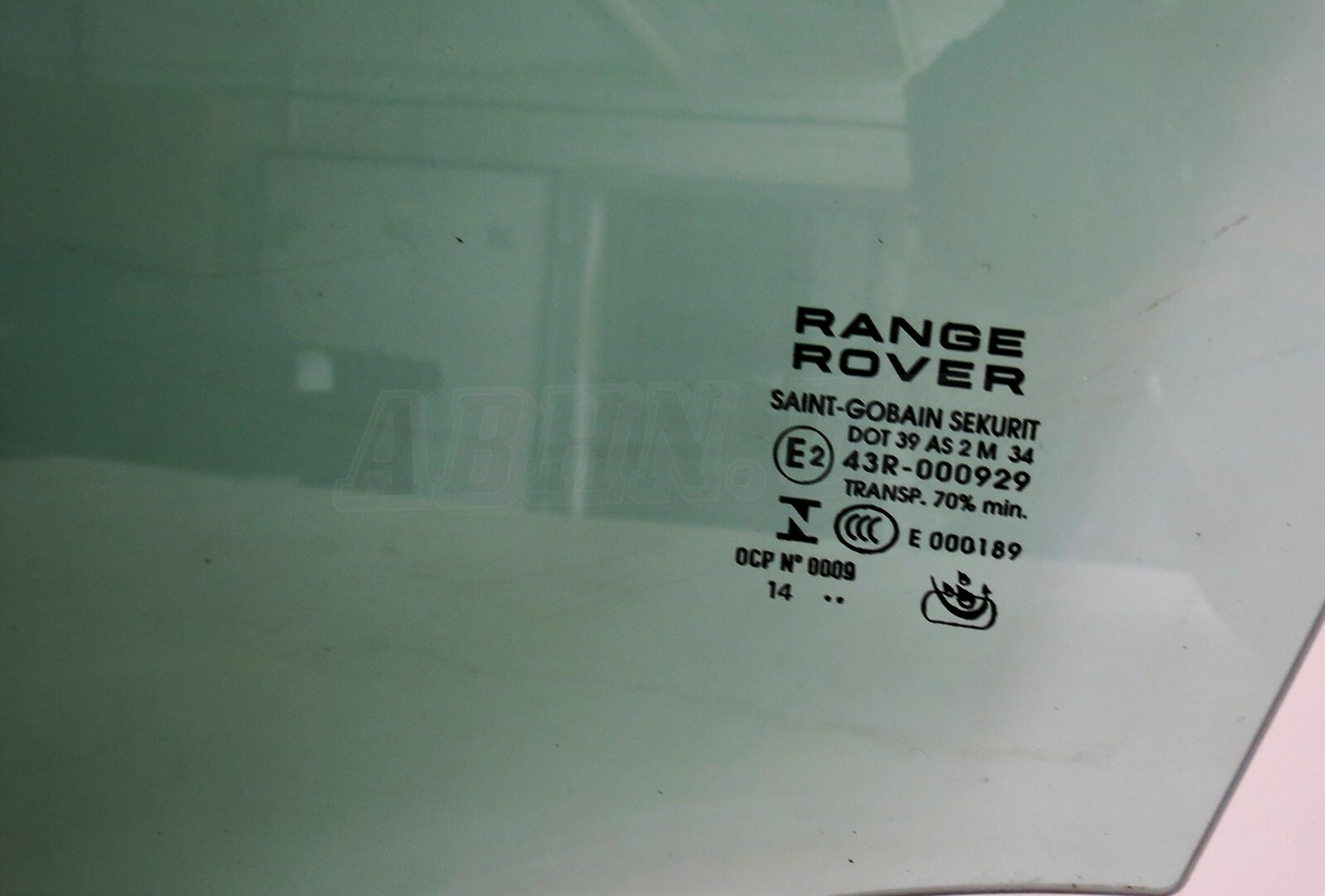 Range Rover Evoque L538 /11-17 3-Door Left Side Front Window Glass DOT39-AS2-M34 - Image 2