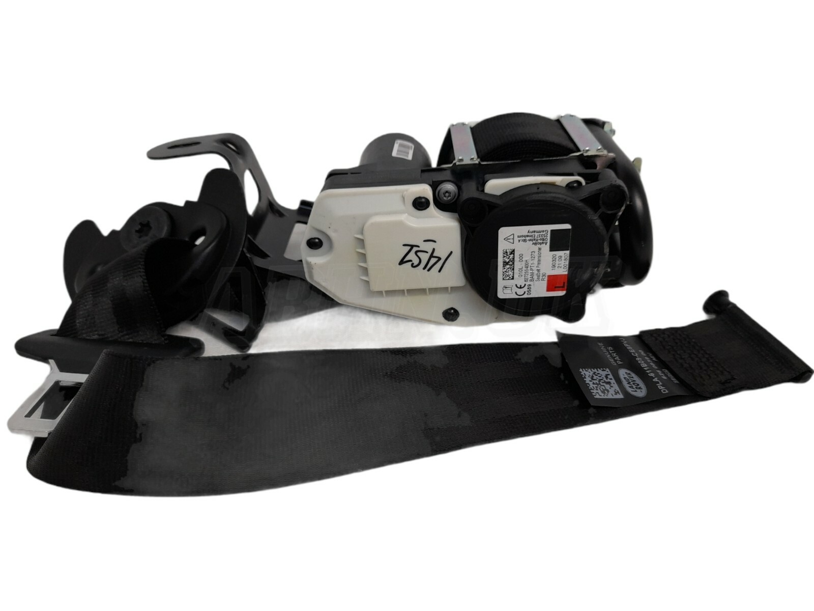 Range Rover Sport L494 Front Left Side Seatbelt Pre-Tensioner Black JK52611b09BA - Image 2