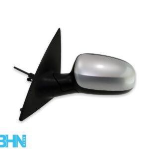 Vauxhall Opel Corsa-C (00-06) Left Side Manual Door Mirror Metallic Star Silver