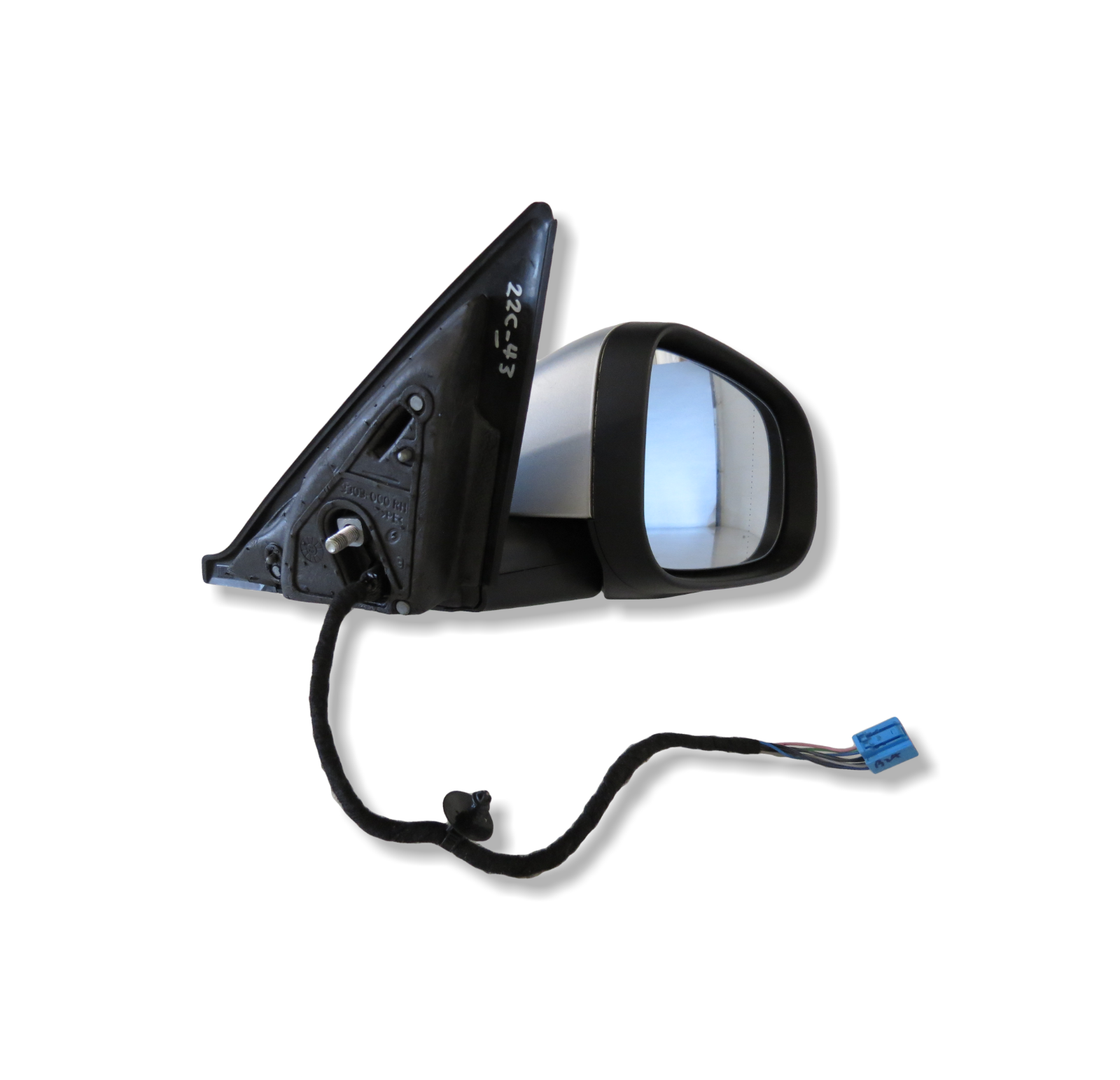 Volvo V50 MK2 (07- 12) Right Side Power Folding Wing Mirror Met Silver 8-Wires - Image 2
