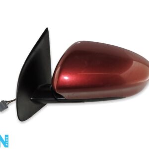 Nissan Qashqai J10 MK1 (07 - 13) Power Folding Left Door Mirror 7-Wires Met Red