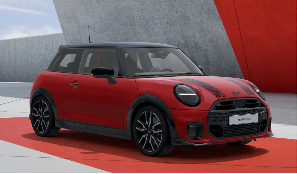 5A2F426 Mini F66 Hatch Genuine Right Side Headlight Surround Trim Gloss Black - Image 2