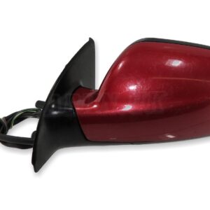 Peugeot 307 SW CC (2000-2008) Left Side Electric Heated Door Mirror Metallic Red