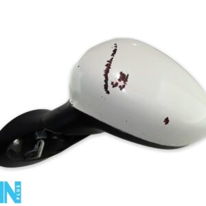 Fiat 500 312 595 695 (2008 - 2018) Left Side Electric Heated Door Mirror White