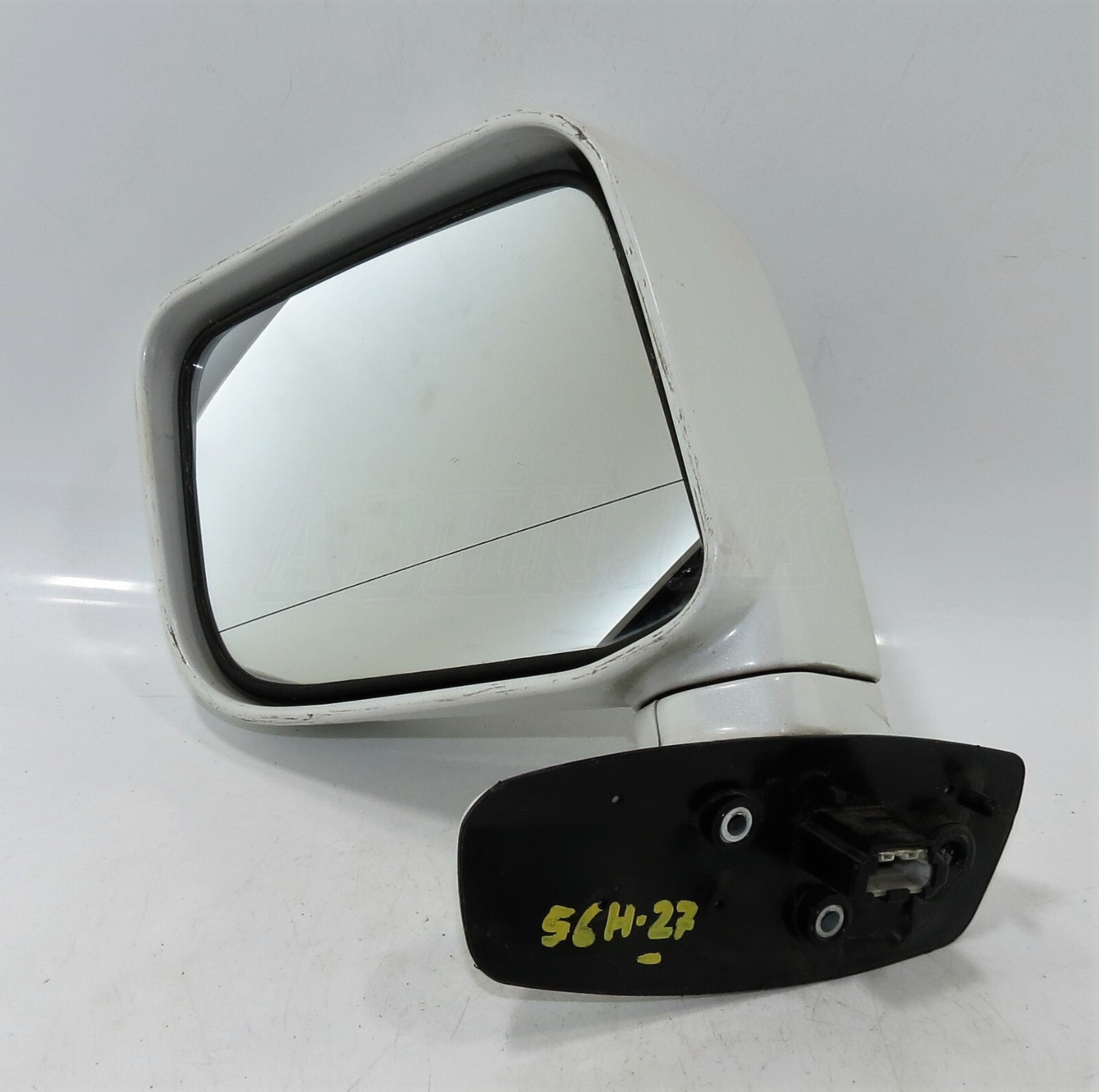 Mitsubishi Grandis Chariot (97-04) Left Side Power Folding Door Mirror Met White - Image 2