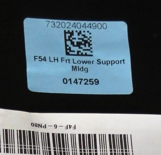 Mini Clubman F54 LCi2 Front Bare Bumper AeroKit Enigmatic Black 4 PCD Holes * - Image 7