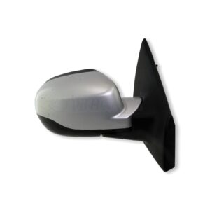 Renault Clio MK3 Facelift (09-13) Electric Heated Right Wing Mirror Silver 7-Pin