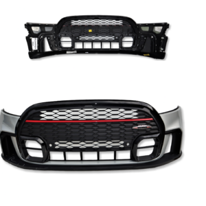 Mini F56 LCi2 John Cooper Works JCW Long Pack 2021-23 Front Bumper White Silver