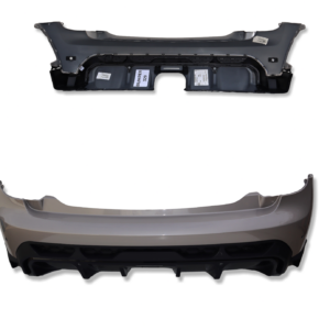 Mini Cooper JCW F56 LCi2 Rear Complete Bumper Rooftop Grey 4 PDC Hole Tow Fog