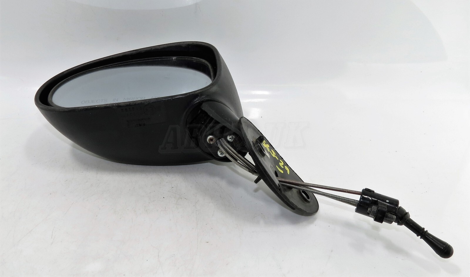 Daewoo Matiz M200 M250 (05- 10) Left Side Manual Door Mirror Grained Matte Black - Image 9