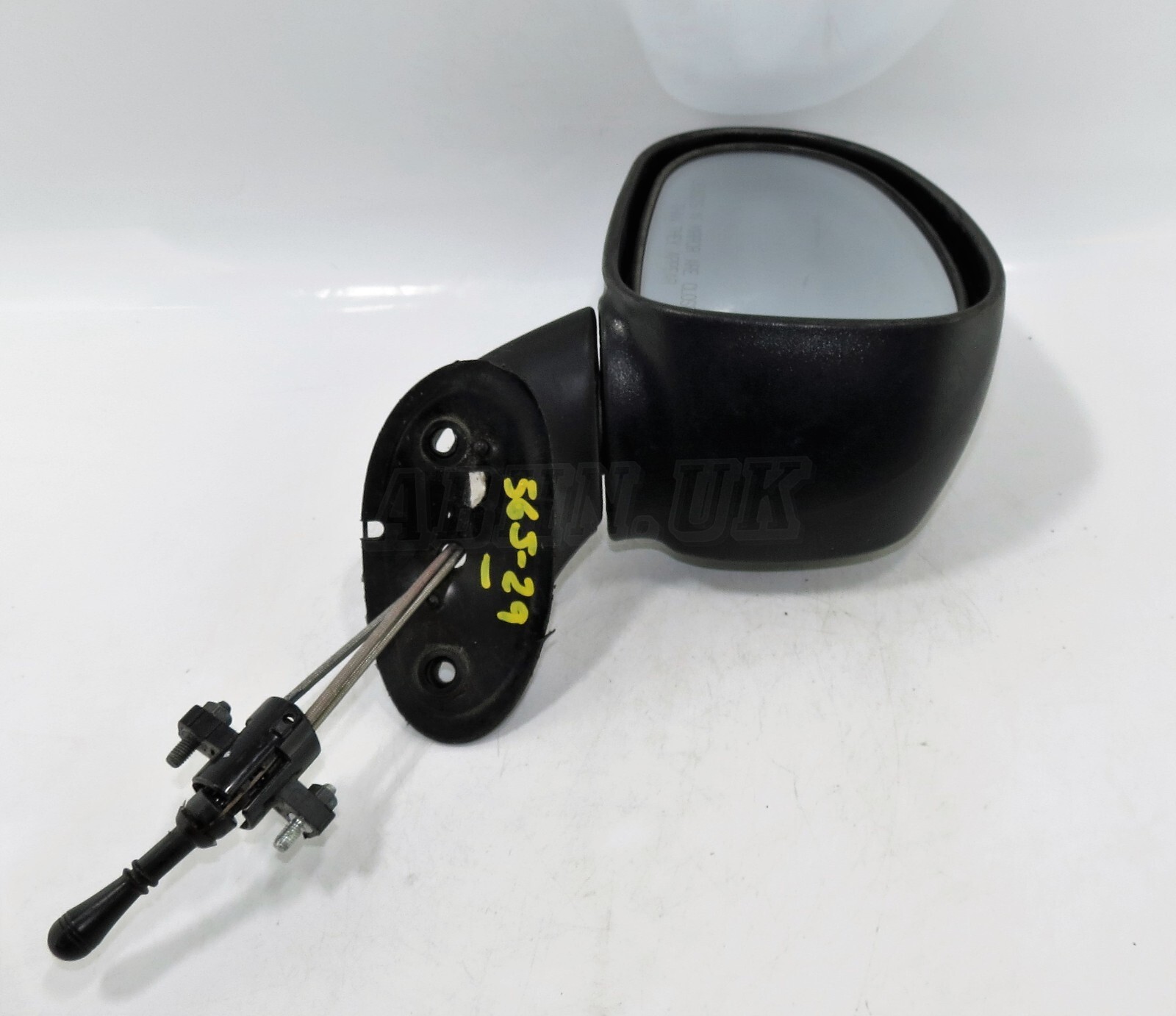 Daewoo Matiz M200 M250 (05- 10) Left Side Manual Door Mirror Grained Matte Black - Image 13