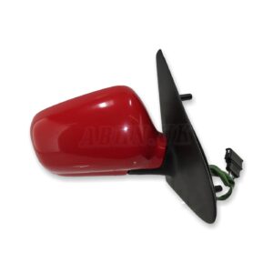 VW Polo 6N1 (95- 99) Right Side Electric Heated Door Mirror Solid Red 6N2857502F