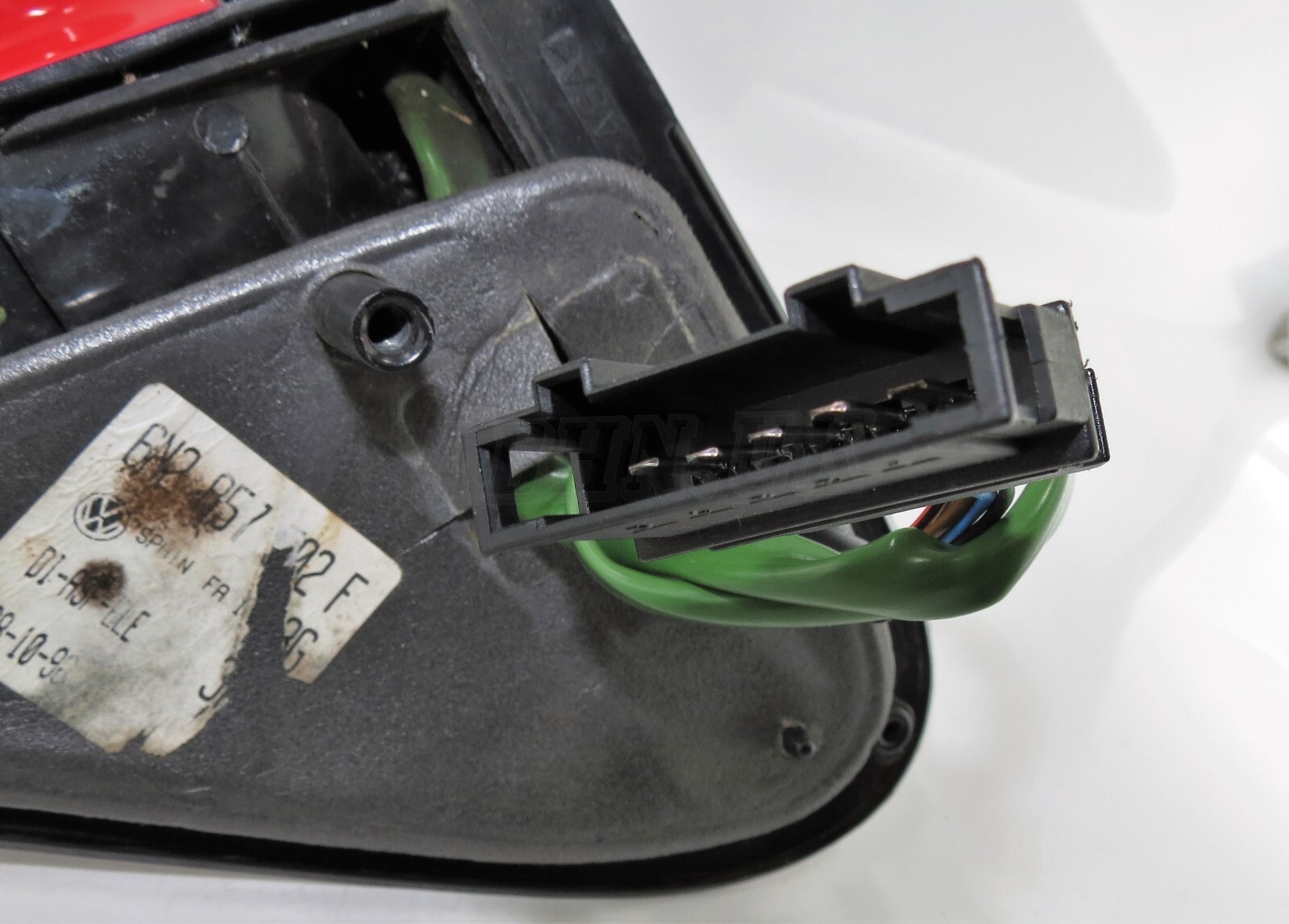 VW Polo 6N1 (95- 99) Right Side Electric Heated Door Mirror Solid Red 6N2857502F - Image 7