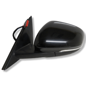 Jaguar XF X260 Left Side Power Folding Dimming Wing Mirror Met Black 12-Wires