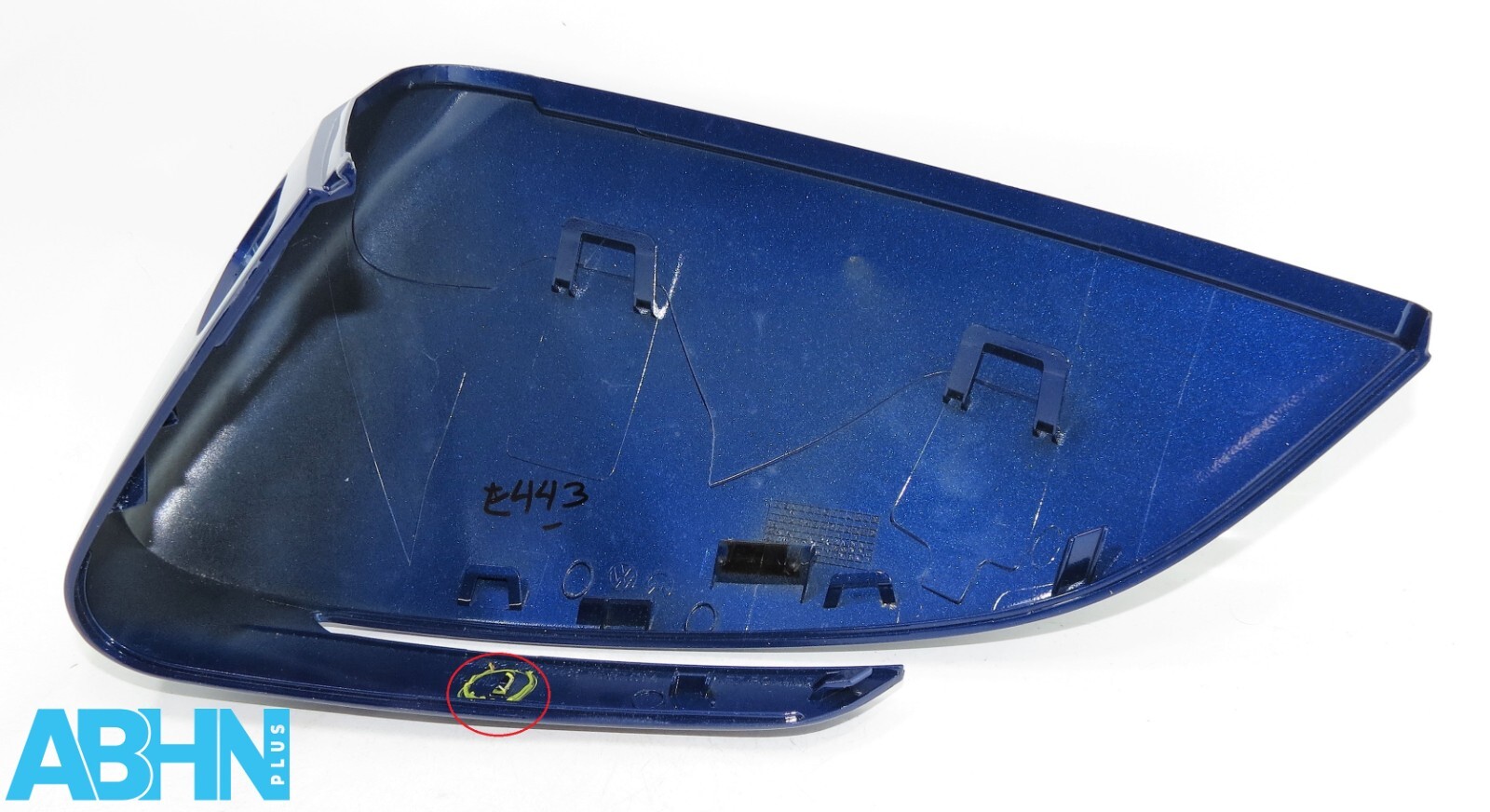 11B857538A VW ID.4 ID.5 Genuine Right Side Wing Mirror Cover Blue Dust Metallic* - Image 2