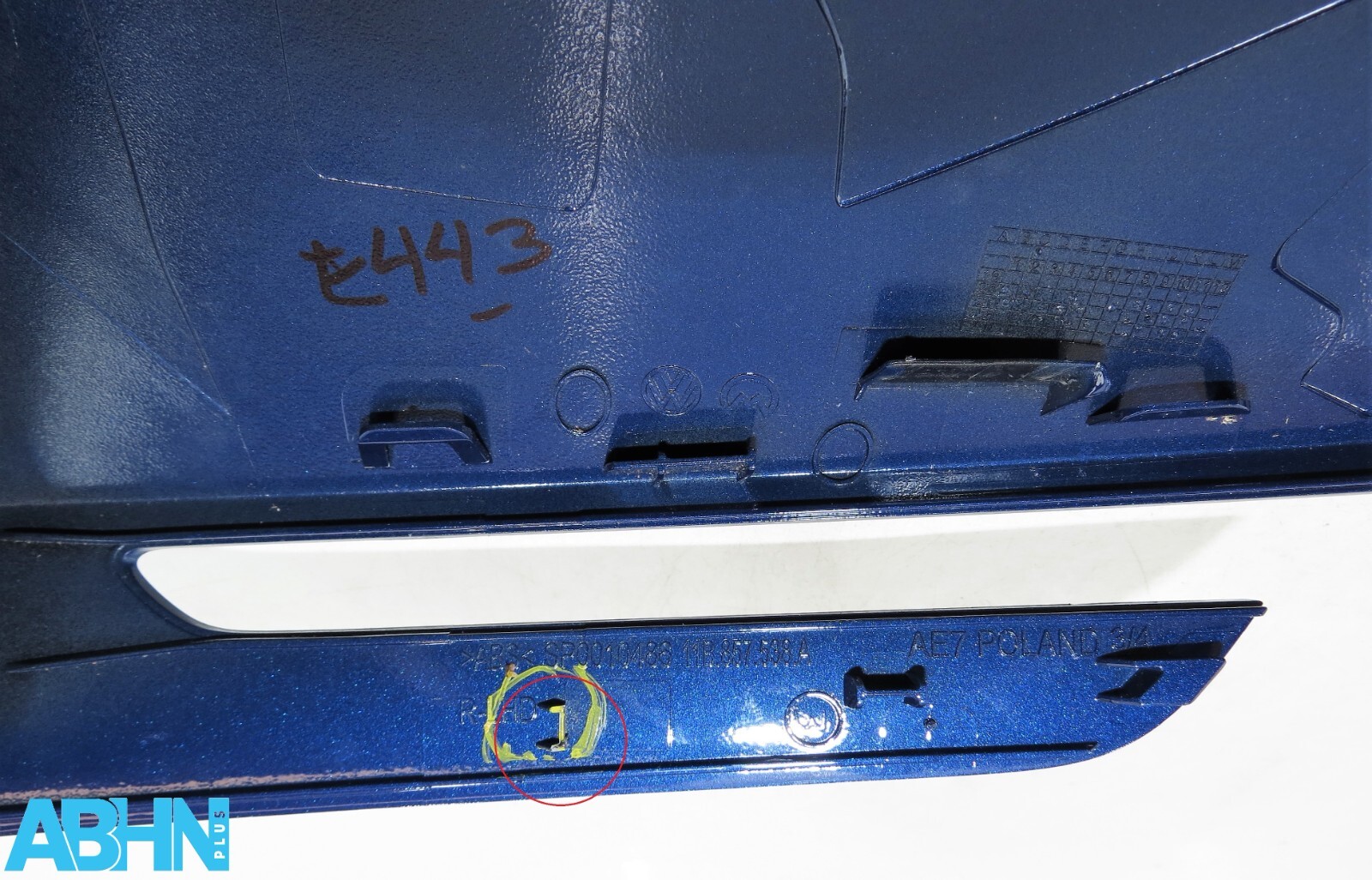 11B857538A VW ID.4 ID.5 Genuine Right Side Wing Mirror Cover Blue Dust Metallic* - Image 7