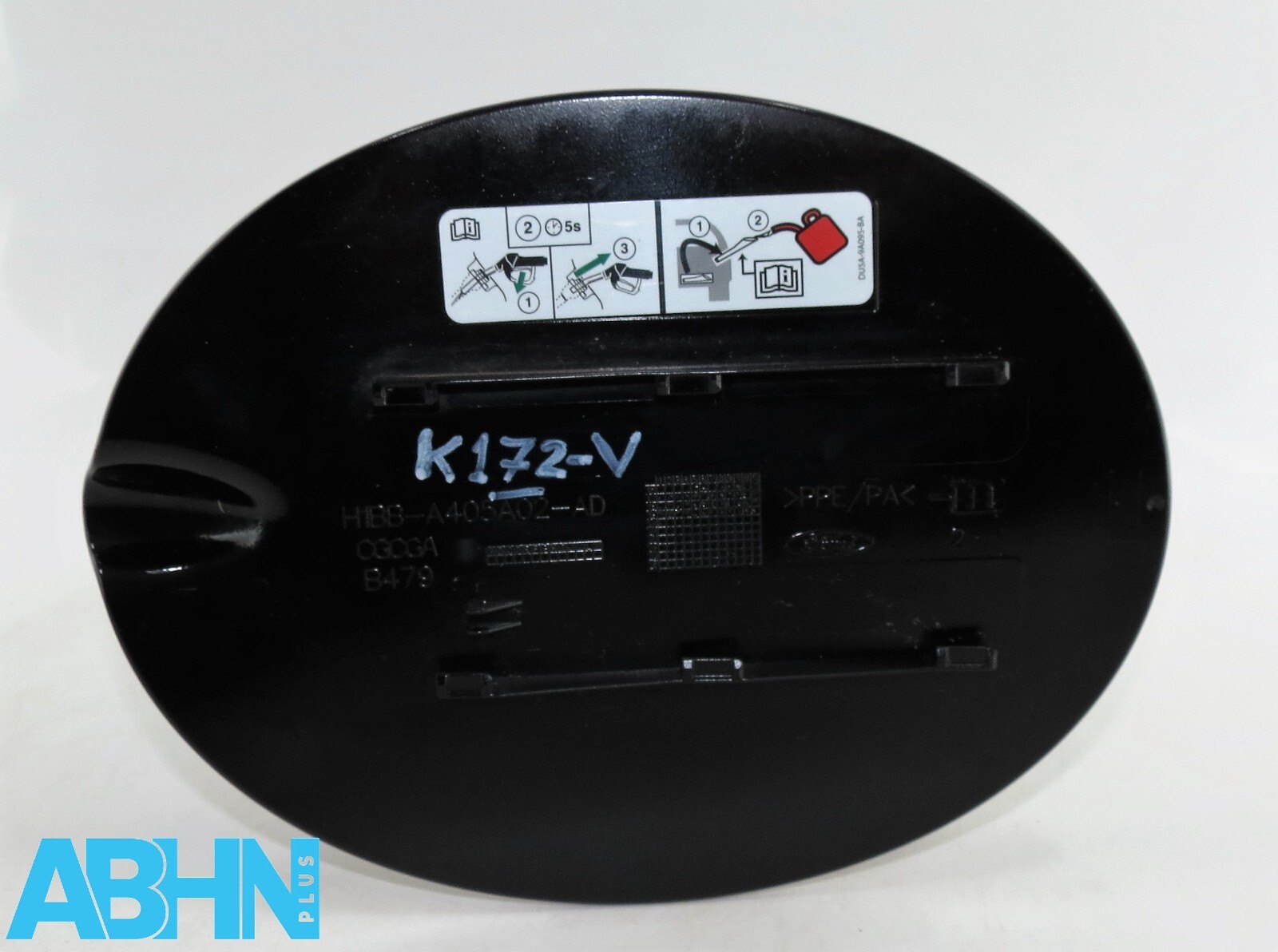 Ford Fiesta MK7 (17 - 24) 5-Door Fuel Flap Cover H1BB-A405A02-AD B479 Met Black - Image 3