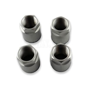 Set of 4 Genuine Continental Peugeot TPMS tyre Pressure Valve Securing Nuts