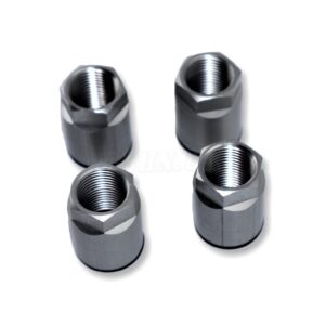 Set of 4 Genuine Mercedes-Benz TPMS typre Pressure Valve Securing Nuts