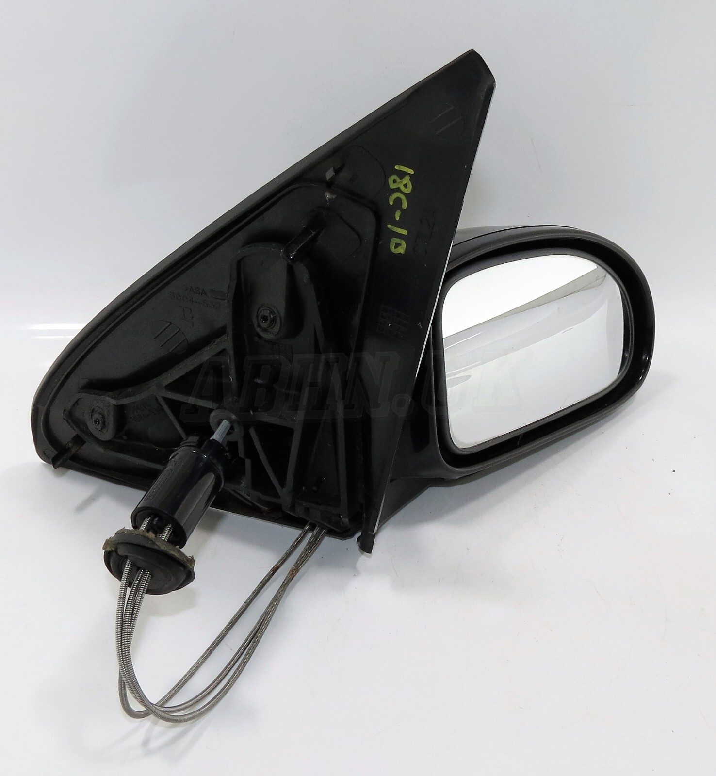 Ford Focus MK1 1998-2005 Right Side Manual Adjustable Door Mirror Metallic Black - Image 2